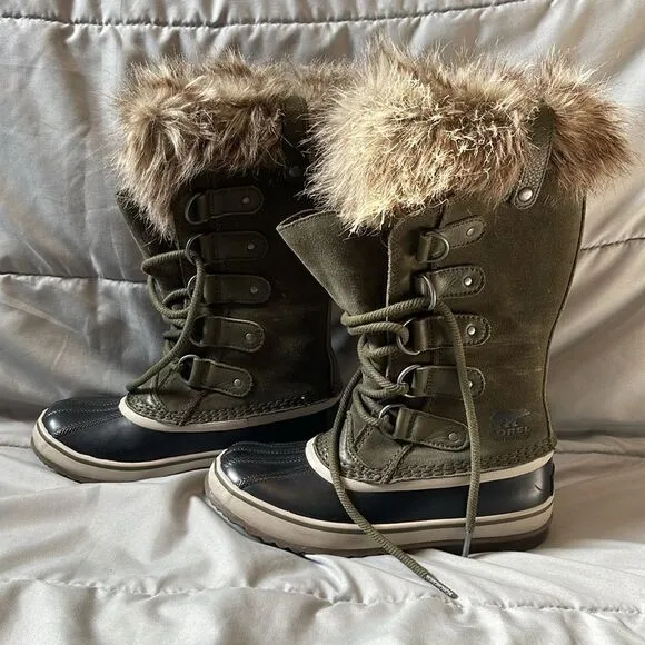Sorel Joan Of Arctic Snow Boot - Women's, Nori, Dark Green, Size 6