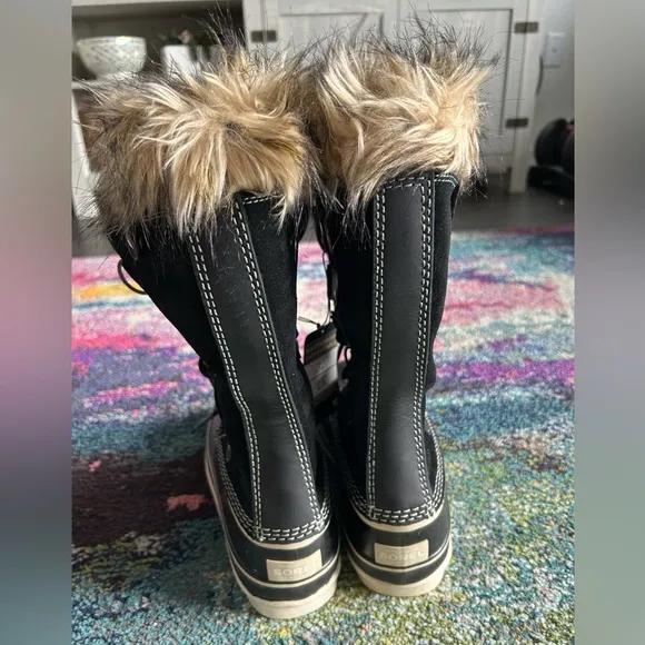 Sorel Joan of Arctic Waterproof Black Boots Size 9 NEW