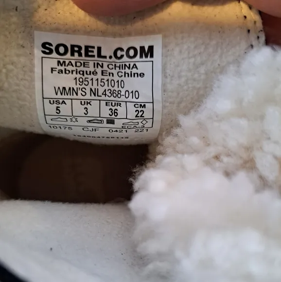 Sorel Joan of Arctic Wedge III Shearling Lace Cozy Boots