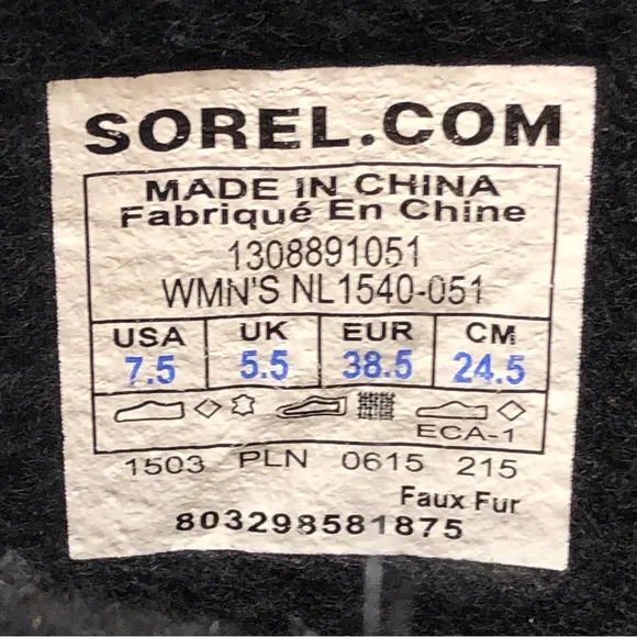 Sorel Joan of Arctic Winter Snow Boots 7.5