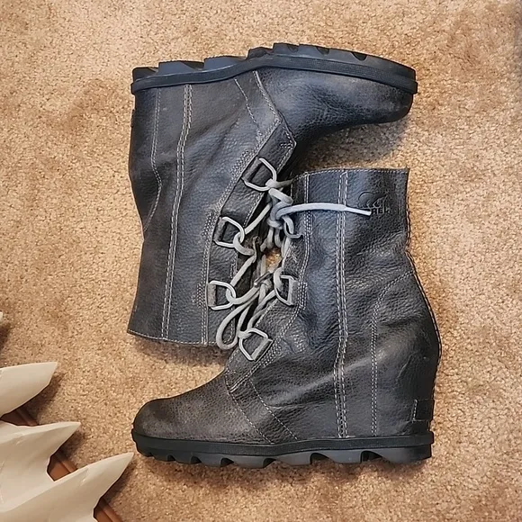 Sorel Joan of Artic II Wedge Distressed Waterproof Boots