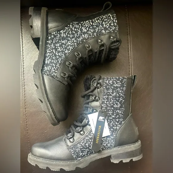 Sorel Lennox Lace Waterproof Suede Boots