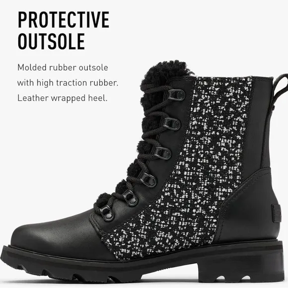 Sorel Lennox Lace Waterproof Suede Boots