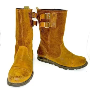 SOREL Major Pull on Grizzly Bear Tan Boots‎ Sz 6