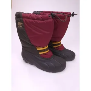 SOREL. Mens  NY1799-228 Brown Maroon Insulated Waterproof Snow Boots Size 7