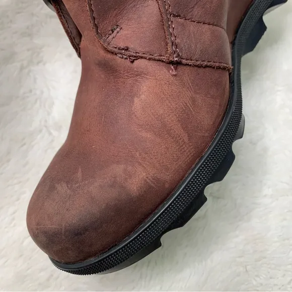 Sorel NL3018-908 Women's Brown Joan of Arctic Wedge II Ankle Lace Up Boots 9