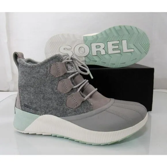 Sorel Out N About III Classic Waterproof Boot Rain Duck Booties Dove Grey Size 7