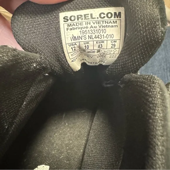 Sorel Out N About™ III Classic Women's Waterproof Black Boots Size 12