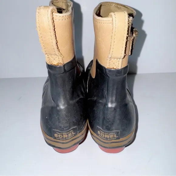 Sorel Slimpack Riding Glow Waterproof Short Boots Two-Tone Ankle Boots Sz 9