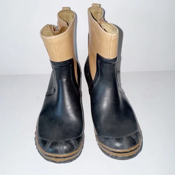 Sorel Slimpack Riding Glow Waterproof Short Boots Two-Tone Ankle Boots Sz 9