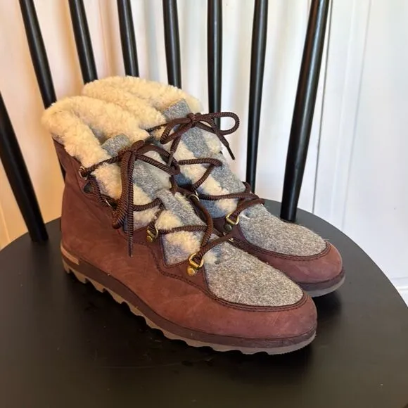 Sorel Sneakchic alpine waterproof lace up boots 12