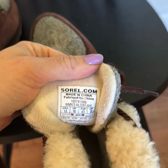 Sorel Sneakchic alpine waterproof lace up boots 12