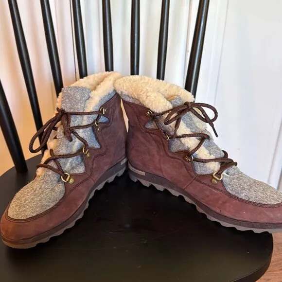 Sorel Sneakchic alpine waterproof lace up boots 12