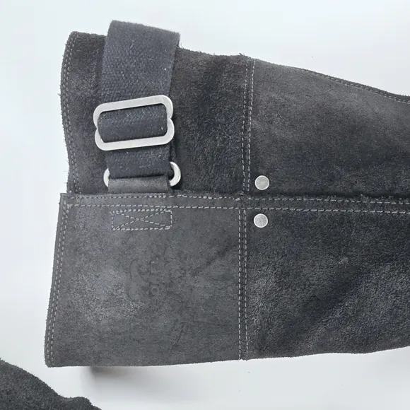 Sorel Toronto Wedge Boots Black Suede Size 9.5