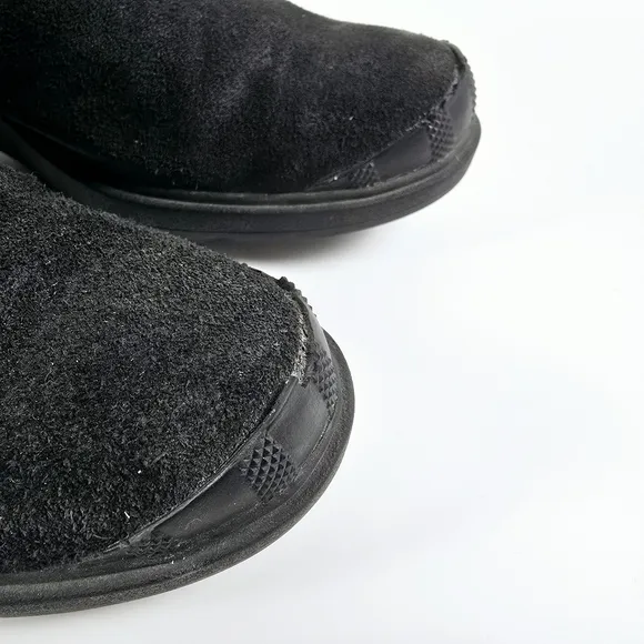 Sorel Toronto Wedge Boots Black Suede Size 9.5