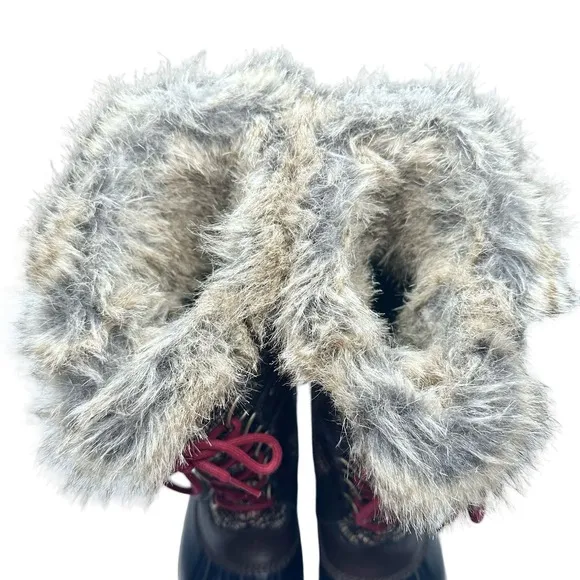 Sorel | Women | Tofino II Cordovan Metallic Faux Fur Waterpoof Boots | 10.5