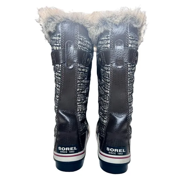 Sorel | Women | Tofino II Cordovan Metallic Faux Fur Waterpoof Boots | 10.5