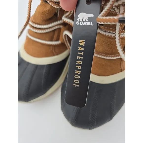 Sorel Women's 5 Out 'N About III Classic Duck Waterproof Boot Taffy/Black