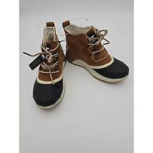 Sorel Women's 5 Out 'N About III Classic Duck Waterproof Boot Taffy/Black
