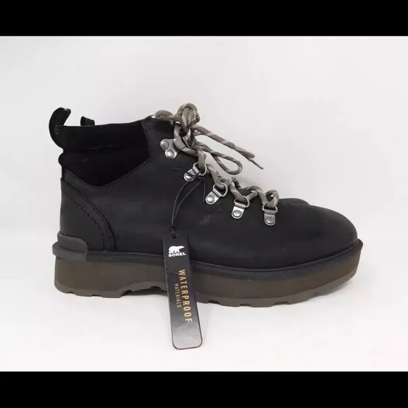 SOREL® Women's Boots M Hi-Line™ Hiker Hiking in Black/Jet Size 9