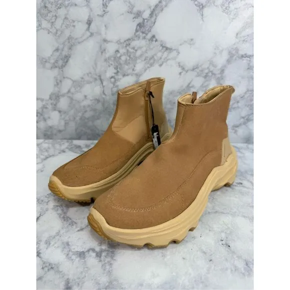 Sorel Women's Boots sz 9 Kinetic Breakthru Acadia Waterproof Suede NEW #K951