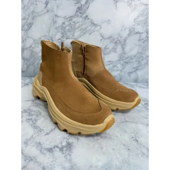 Sorel Women's Boots sz 9 Kinetic Breakthru Acadia Waterproof Suede NEW #K951