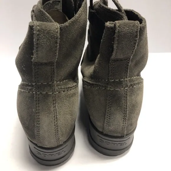 Sorel Women’s Evie Lace Waterproof Winter Booties, Size 9.5M