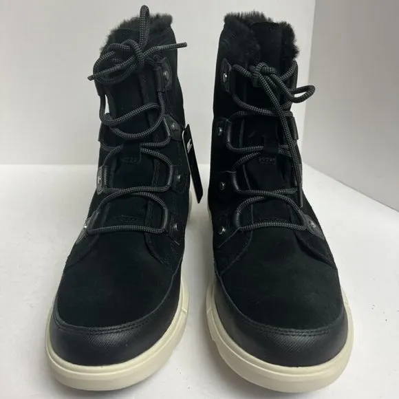 Sorel Women's Explorer II Joan Waterproof Winter Boots Black, Size 11 M