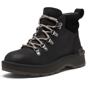 Sorel women’s hi line hiker hiking hike boot black leather waterproof size 8 9