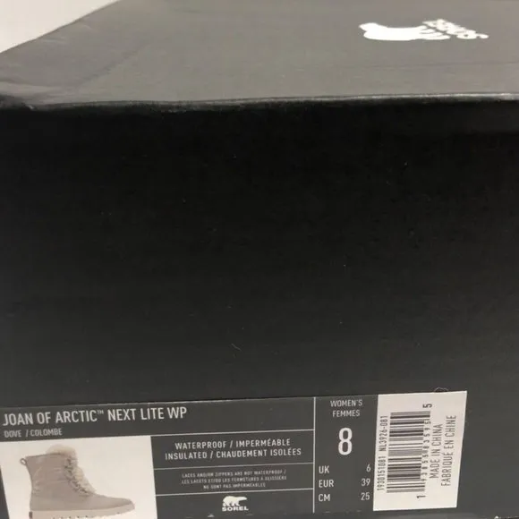 Sorel Women’s Joan Of Arctic Next Life, Waterproof Winter Boots, Size US 8M