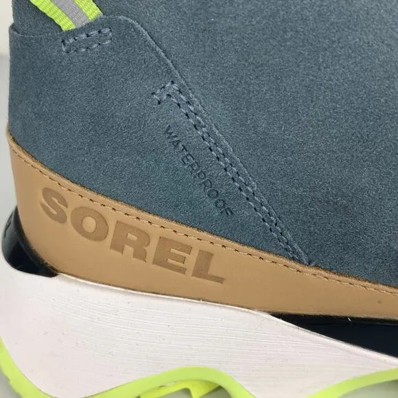 Sorel Womens Kinetic Impact Caribou Waterproof Boots Mercury India Ink Size 9