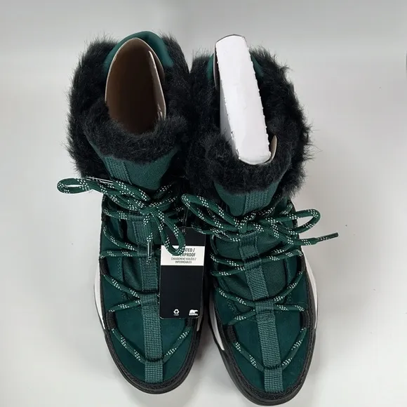 Sorel Women's ONA RMX Glacy Waterproof Boots - Midnight Teal Black Size 10 NIB