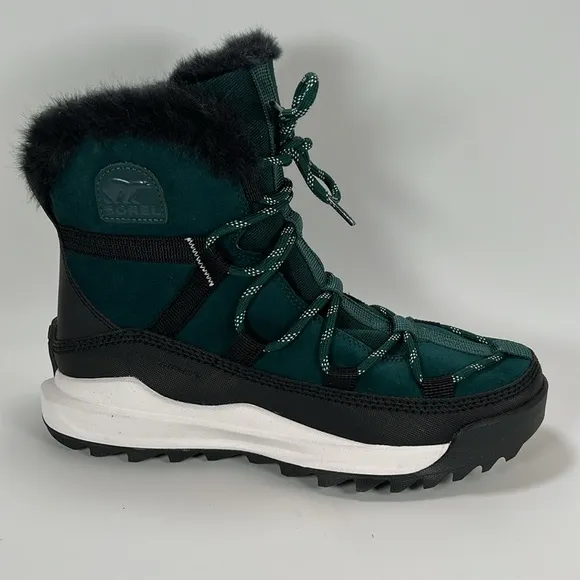 Sorel Women's ONA RMX Glacy Waterproof Boots - Midnight Teal Black Size 10 NIB
