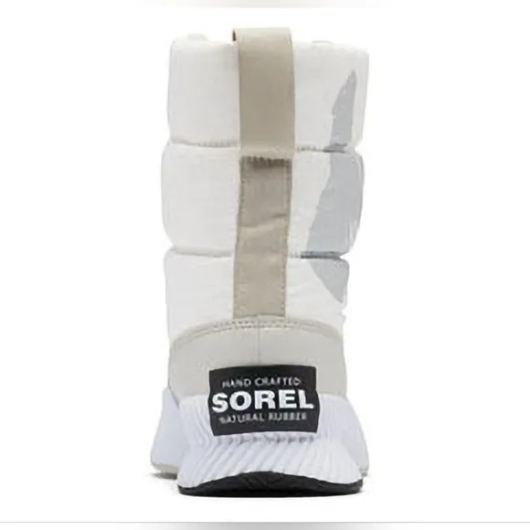 Sorel Women's Out N About III Waterproof   Nubuck Mid Calf White Winter Boots