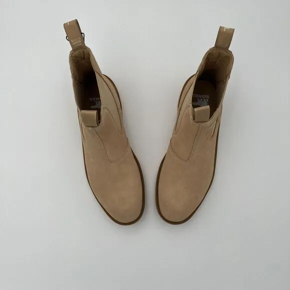 Sorel Women's Size 11 Canoe Hi-Line Chelsea Boots NEW Suede Leather Minimal