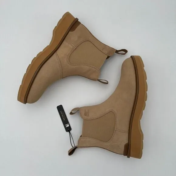 Sorel Women's Size 11 Canoe Hi-Line Chelsea Boots NEW Suede Leather Minimal