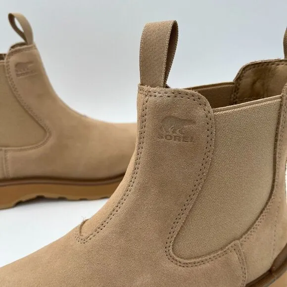 Sorel Women's Size 11 Canoe Hi-Line Chelsea Boots NEW Suede Leather Minimal