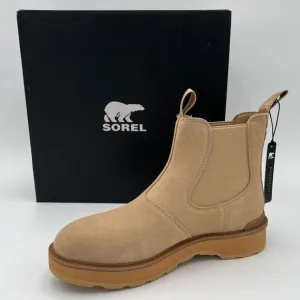 Sorel Women's Size 11 Canoe Hi-Line Chelsea Boots NEW Suede Leather Minimal