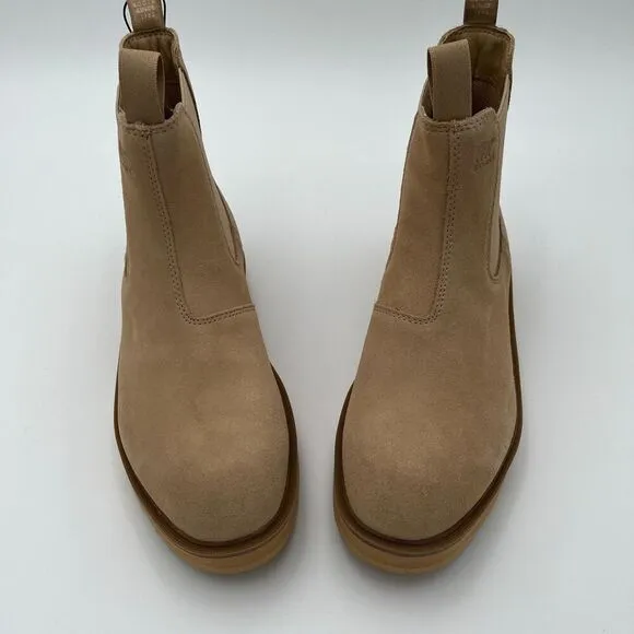 Sorel Women's Size 11 Canoe Hi-Line Chelsea Boots NEW Suede Leather Minimal