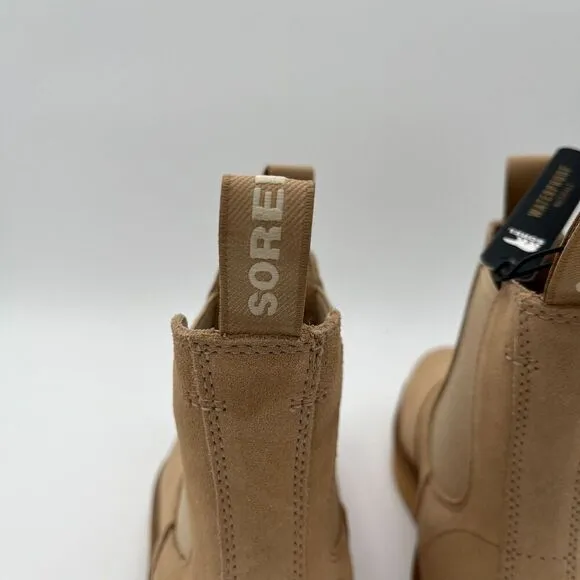 Sorel Women's Size 11 Canoe Hi-Line Chelsea Boots NEW Suede Leather Minimal