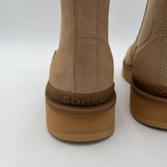 Sorel Women's Size 11 Canoe Hi-Line Chelsea Boots NEW Suede Leather Minimal
