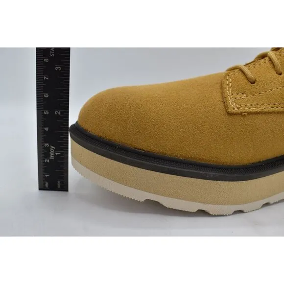 Sorel Womens Size 9 Hi-Line Geo Yellow Lace Waterproof Suede Combat Boots