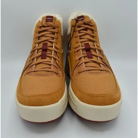 Sorel Womens Size 9 ONA 503 Mid Cozy Canyon Gold Suede Waterproof Sneaker Boots