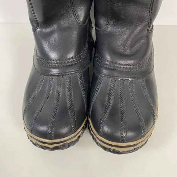 Sorel Womens Slimpack Tall Riding Boots 11 Black Waterproof Equestrian Outdoor