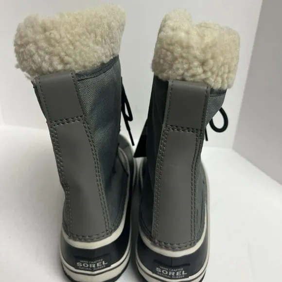 Sorel Women's Winter Carnival, Gray Waterproof Winter Boots, Size 9.5 M