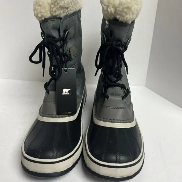 Sorel Women's Winter Carnival, Gray Waterproof Winter Boots, Size 9.5 M