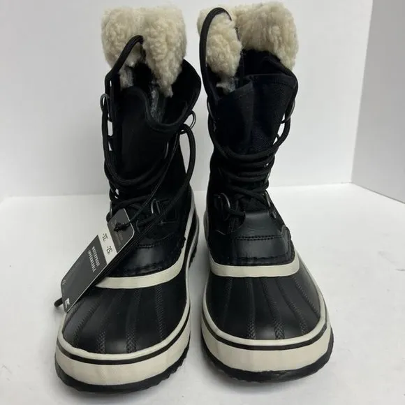 Sorel Women's Winter Carnival Waterproof Boots Black, Size 5M