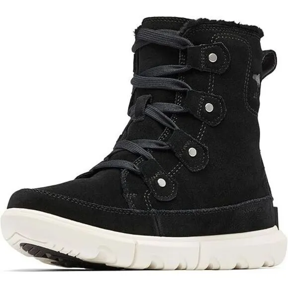 Sorel Explorer Next Joan 2058871-010 Boots Women's US 8 Black Waterproof EEE3531