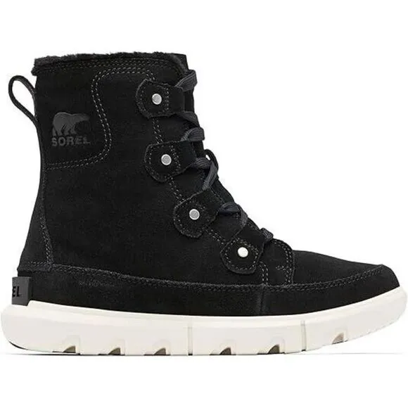 Sorel Explorer Next Joan 2058871-010 Boots Women's US 8 Black Waterproof EEE3531