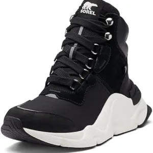 SORELKinetic Impact Conquest Black Sea Salt Waterproof Sneaker Boots Size 9